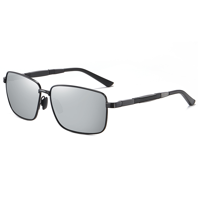 Metal Rectangle Men/Unisex Driving Polarized Sunglasses #81700