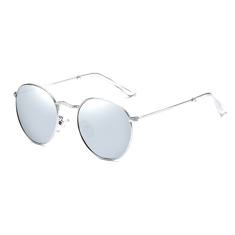 Round Shape Unisex Metal Polarized Sunglasses #81695