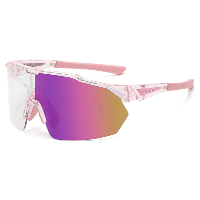 89583 Үлкен өлшемді фотохромды рецепт бойынша спорттық қалқан күннен қорғайтын көзілдірік