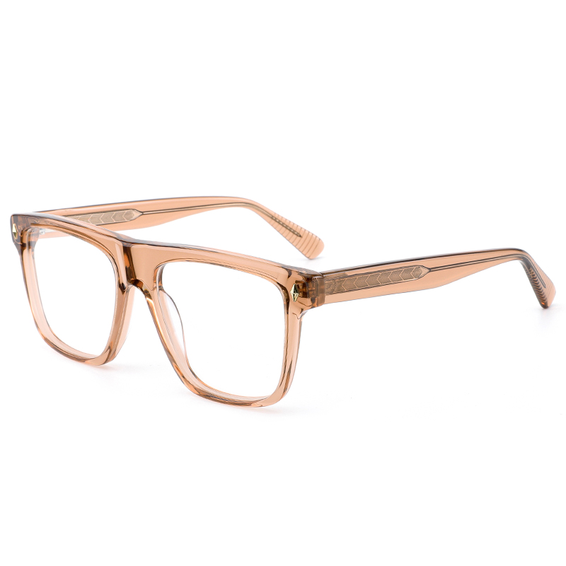 8020 Biggie Овальна оправа Горизонтальна перенісся Стабільна окулярна рука Ацетатна оптична оправа для чоловіків