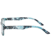 3141 Rektangulära ram unika snakeskin mönster tryck unisex läsare
