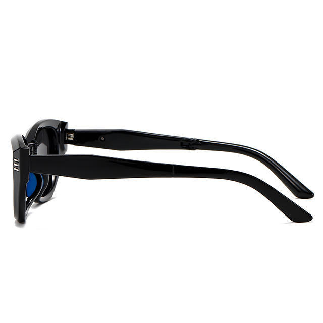 24103 UV400 מגן צורת עין חתול אופנה נשים מתקפלים משקפי שמש