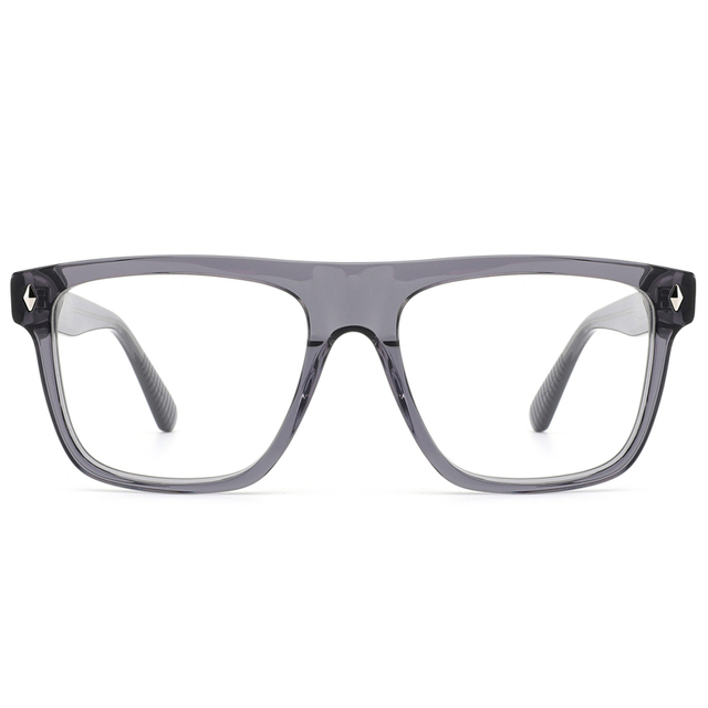 8020 Biggie Oval Shaped Frames Horizontal Nose Bridge Steady Eyeglasses Arms Acetate Optical Frames for Men