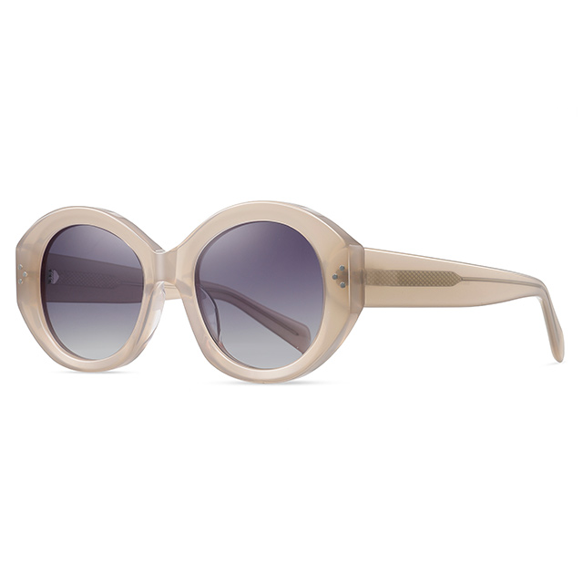 32114 Elegans Geometrica Oval Figura Mulierum Acetate Sunglasses