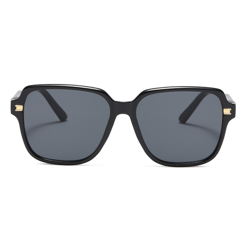 Stock Square Shape Replaceable Temples Unisex TR90 Polarized Sunglasses #81807