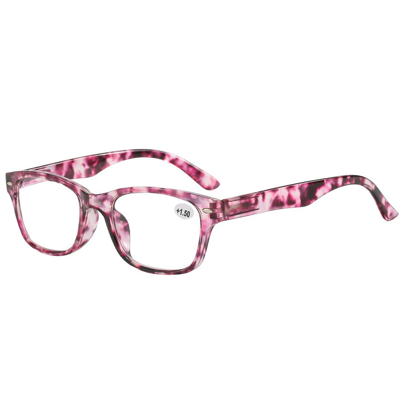 3141 Rektangulära ram unika snakeskin mönster tryck unisex läsare