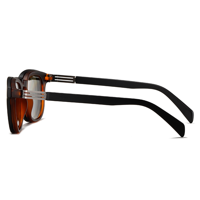 33101 Grilamid TR90 Material ក្លីបម៉ាញេទិកដែលអាចបត់បាននៅលើវ៉ែនតា 