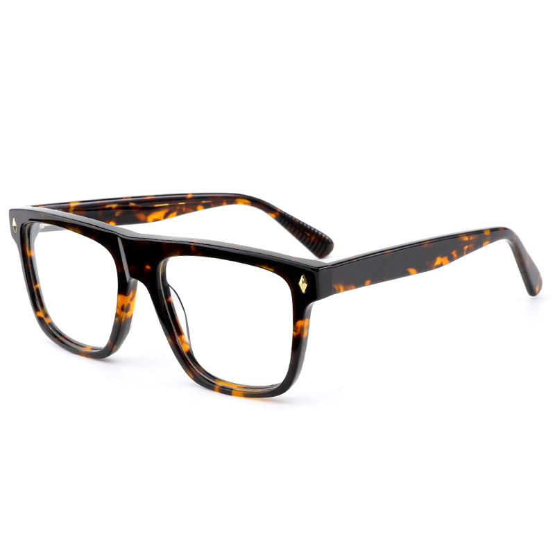 8020 Biggie Овальна оправа Горизонтальна перенісся Стабільна окулярна рука Ацетатна оптична оправа для чоловіків