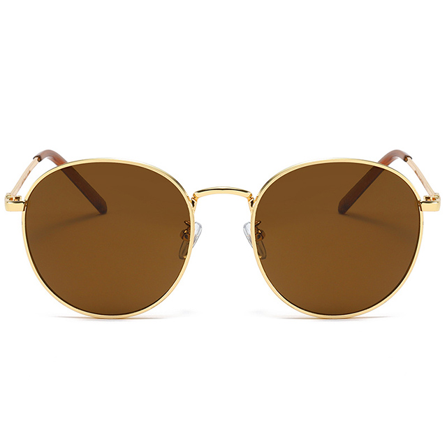 Classic Roundish Men/Women Metal Polarized Sunglasses #80151