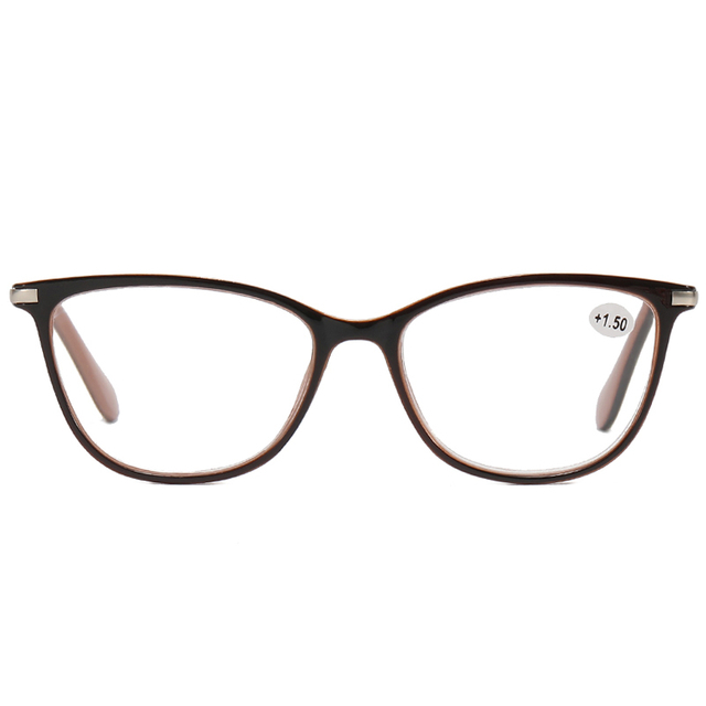 3016 Cateye Shape Frame Funkce Jasn&eacute; barvy Modr&eacute; Světl&eacute; D&aacute;msk&eacute; br&yacute;le na čten&iacute;