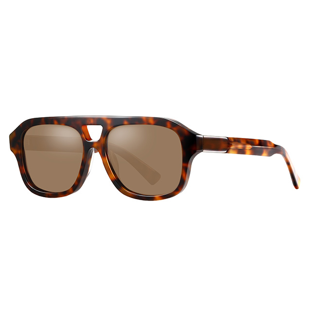 32102 Aviator қос көпір Unisex ацетат ацетаты көзілдірігі