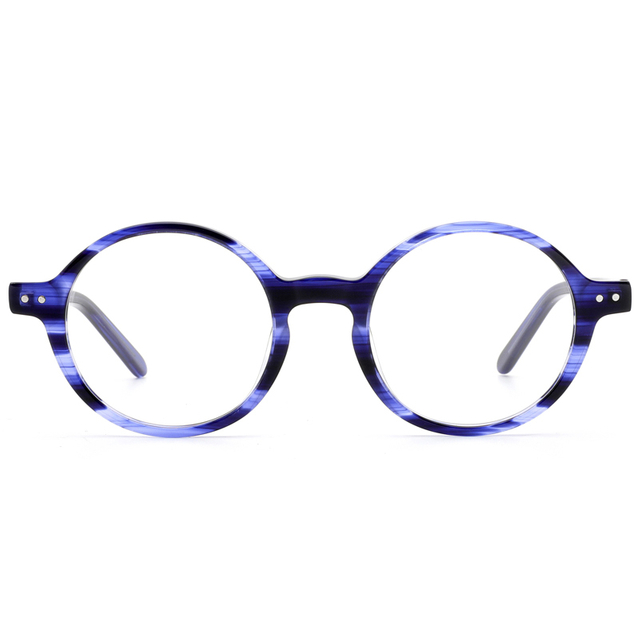 2149 Кілт саңылаулары бар толық жиектері мұрын көпірі серіппелі топса ацетатты оптикалық көзілдірік