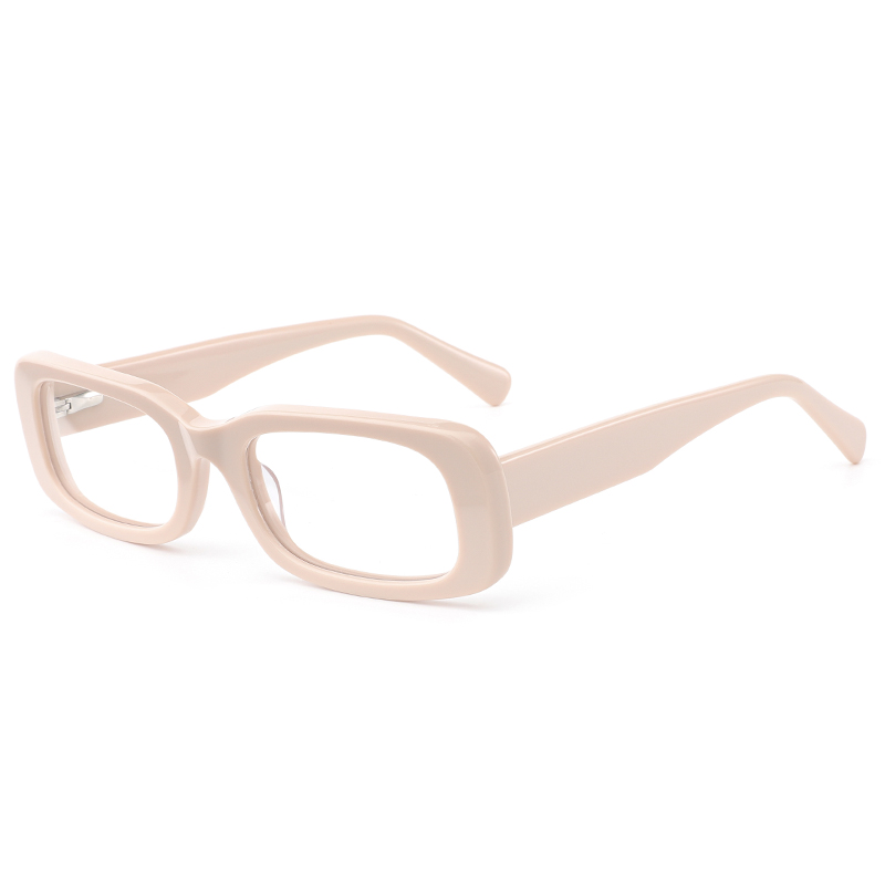 8209 넓은 사원이 있는 직사각형 모양의 아세테이트 프레임 처방 렌즈 여성 광학 프레임