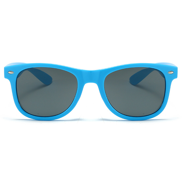 8816308 Wholesale Sky Blue Color Custom Logo Sunglasses
